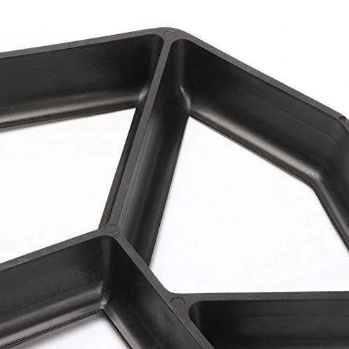 Walk Path Maker, 2 Packs Plus Size: 18.9 X 18.9 X 1.8 Inch Pathmate Stone Moldings Paving Pavement Concrete Molds And Foams Stepping Stone Paver Walk Way Cement Mold #TOP2