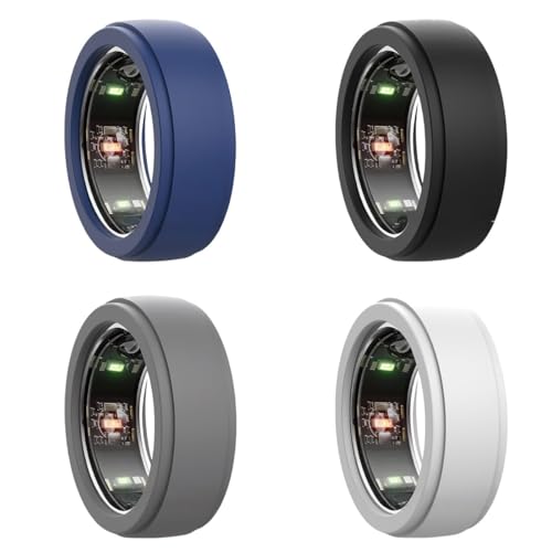 Image of 4 Pcs Smart Ring Cover, Ring Protector, Ring Cover for Smart Rings, Suitable for Men & Women, Gym, Workout, Wear