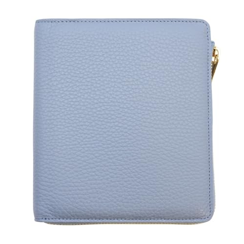 クオバディス 本革 システム手帳 カバー 【ミニ6サイズ Lジップカバー】 タイマー14 ダスティパステル イタリアンレザー ラベンダーブルー QUOVADIS Timer14 qv937lzdplbl