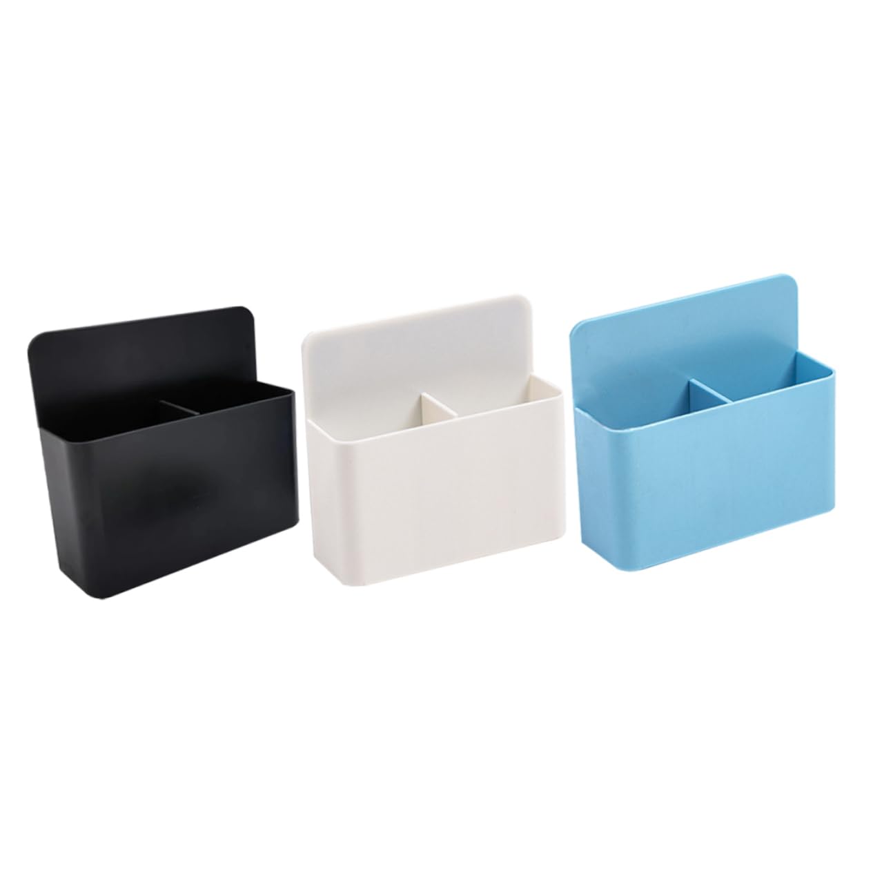 3pezzi Portapenne Magnetico Per Penne e Articoli Di Cancelleria Realizzato in Plastica Resistente Potente Magnete Per Attaccarsi a Supporti Metallici Come Frigoriferi e Lavagne Bia