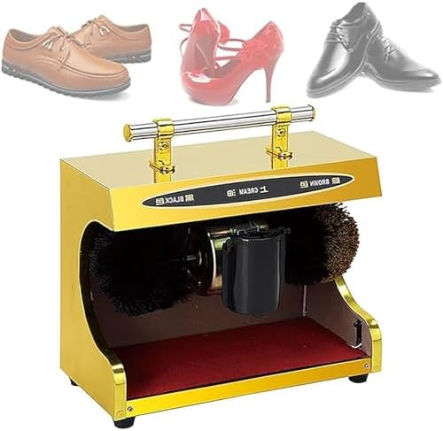 Electric Shoe Polishing Machine - Automatic Shine Device for Home & Business Use, Perfect for Hotels & Lobbies, Induction Technology for Effortless Cleaning & Maintenance (B)