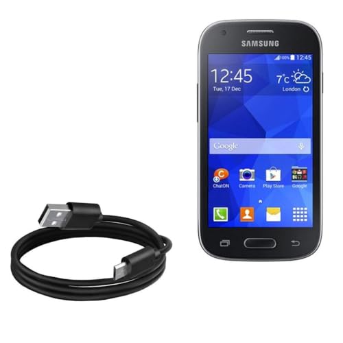BoxWave Cable Compatible with Samsung Galaxy Ace Style - DirectSync Cable, Durable Charge and Sync