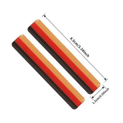 Image of TOMALL 3D Emblem Stickers Silicone Germany Flag for Car 8.5x1.5cm Small Flag Decals Badge Universal for Car Window Fender Motorcycle Truck SUV Trunk Stickers Auto Body Emblem Accessories-German Flag