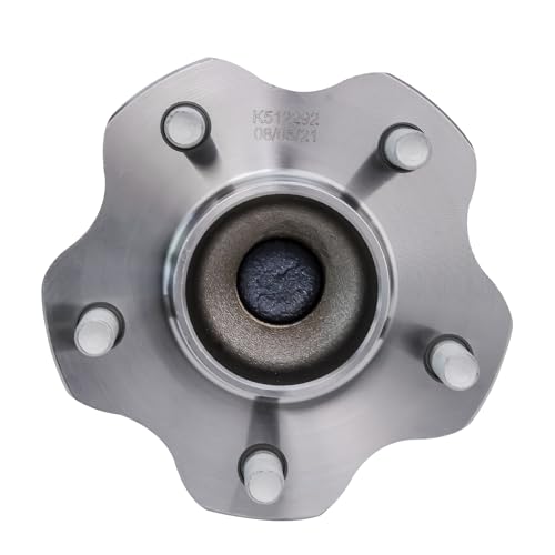 Image of Detroit Axle - FWD Rear Wheel Bearing Hubs for 02-06 Nissan Altima 04-08 Maxima 04-09 Quest, 2004 2005 2006 Wheel Bearing and Hubs Assembly Replacement Pair Hubs