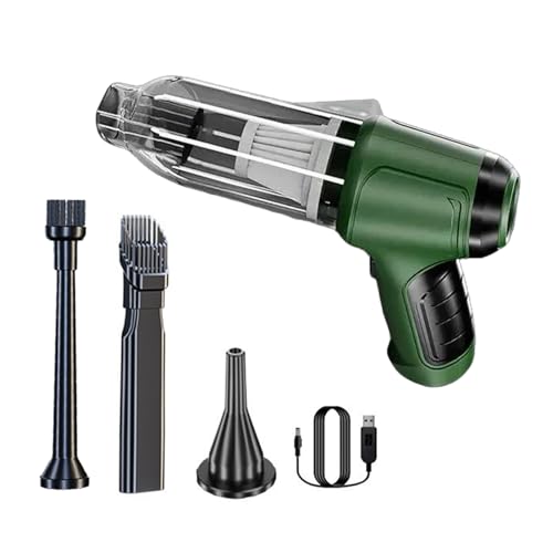 ハンディクリーナー - 9000Pa 充電式 クリーナー | コードレス 充電式 ポータブル 車用 掃除機 | トラック トレーラー トラクター SUV 車両 家庭 職場 コンピューター デスクトップ 用