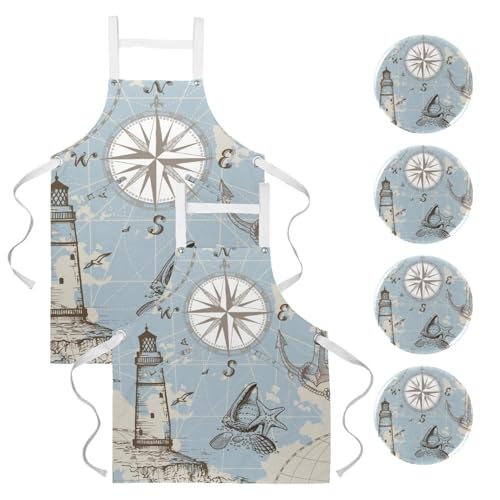 Tablier de serveuse anti-taches pour le travail en bistrot et en restauration