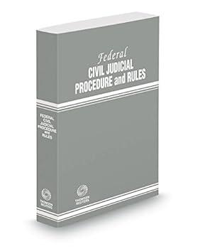 Paperback Federal Civil Judicial Procedure and Rules 2018 Book