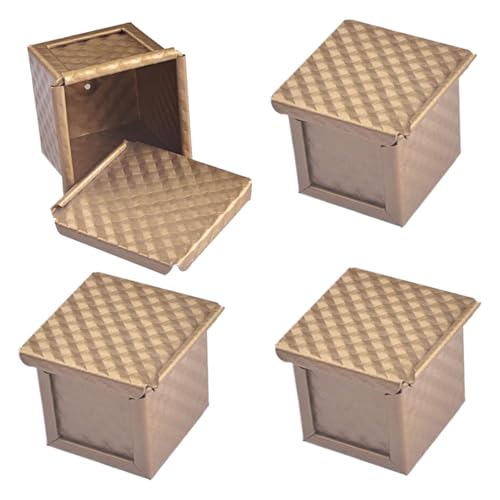 Moule à pain de mie Pullman cube Gcroet pour réussir vos mini toasts sans coller - 2