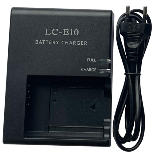 Chargeur de batterie Canon LP-E10 pour appareils photo reflex EOS Rebel T7 T6 et T5