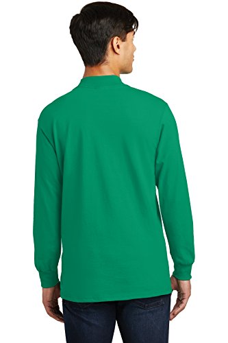 Port & Company Mock Turtleneck, Kelly, Large2