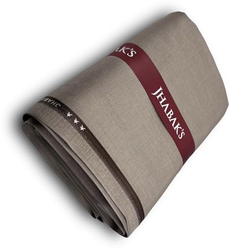 Image of JHABAK'S Unstitched Viscose Rayon Trouser Fabric for Men - Length: 1.30 m /Width: 58 inches