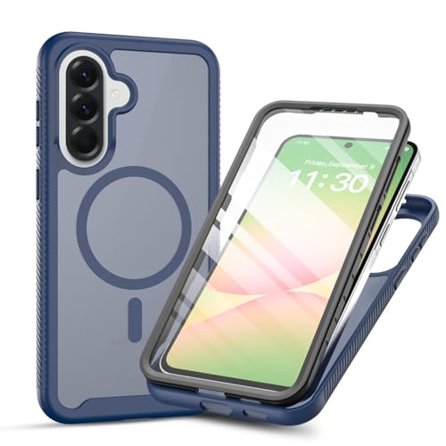 �X�}�z�P�[�X for Galaxy A26 �p ���� �S�ʕی� �N���A MagSafe�Ή� �T���X�� �M�����N�V�[A26 �g�уJ�o�[ �}�O�Z�[�t �����x�^�b�` PC�f��+TPU�o���p�[ ��d�\�� �}�O�l�b�g���� ���� ���ϖh�~PC�w�� �w��h�~ ������� 