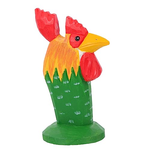 HOODANCOS Animal-shaped Wooden Glasses Frame Cozy Chicken Decor Lightweight Stylish Glasses Stand for Home