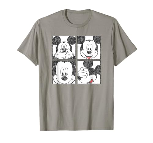 Disney Mickey Mouse Box Faces Camiseta