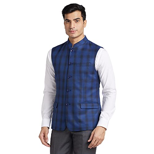 Image of Park Avenue Dark Blue Waistcoat