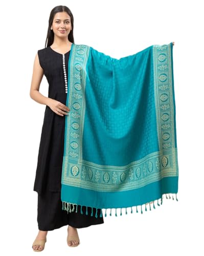 Image of Wrap me Warm Shawl for Women | Soft Viscose Acrylic Poly Wool Shawl - Warm & Lightweight Winter Wrap - Stylish Ethnic Stole for Women - 1010