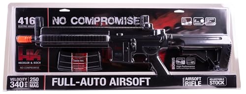 Heckler & Koch 416 Durable Airsoft Electric Gun Rifle, Black (Airsoft Gun) by Elite Force - Image 4