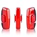 Bike Tail Light USB Rechargeable by Apace - Super Bright 100 Lumens LED Bicycle Rear Light Easily Clips on as a Red MTB Taillight for Optimum Cycling Safety