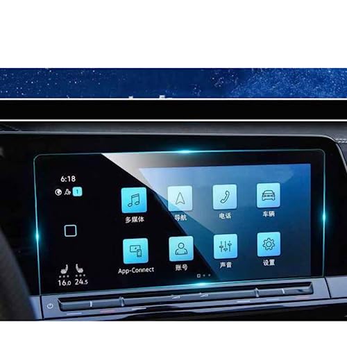 Protection écran pour autoradio GPS Golf 8 2021 anti rayure verre trempé