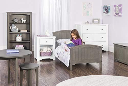 Forever Eclectic Hampton Arch Top Toddler Bed, Dapper Gray #TOP4