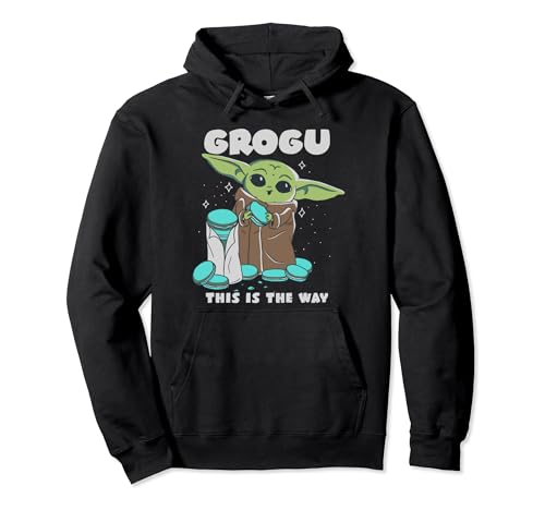 Hoodie Grogu Star Wars pour fan du Mandalorian avec imprimé cookies