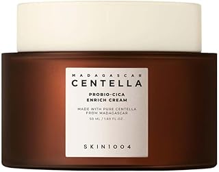 SKIN1004 Probio Cica Enrich Cream, 50ml, Korean Face Moisturiser, Skin Barrier Repair Cream, Night Face Cream with Madagas...