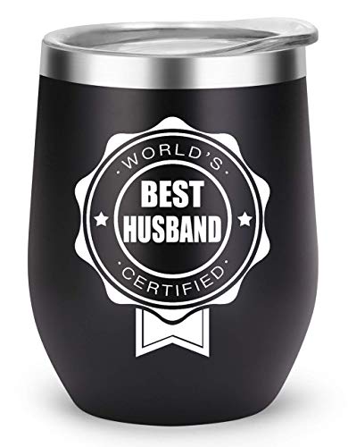 Husband Gifts Funny Travel Tumbler, Hubby Gift from Wife for Birthday Anniversary Fathers