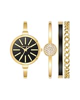 Anne Klein Women's AK-1470GBST Gold/Black