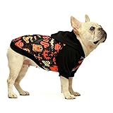 Fitwarm Halloween Dog Costume Puppy Hoodies Pumkin Doggie Winter Clothes Sweatshirt Pet Hooded Coat Cat Jackets Small