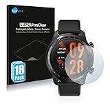 Savvies 18x Schutzfolie kompatibel mit Mobvoi Ticwatch Pro 3 Ultra GPS Displayschutz-Folie Ultra-transparent