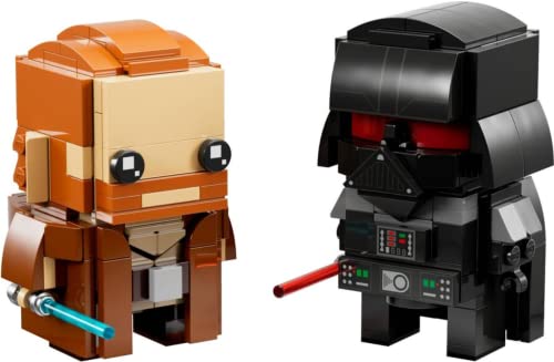 LEGO 40547 Brickheadz Star Wars Darth Vader und Obi Wan Kenobi, aus...