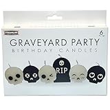 Streamline Imagined Decorative Birthday Candles - Graveyard Party (6 Candle Pack)