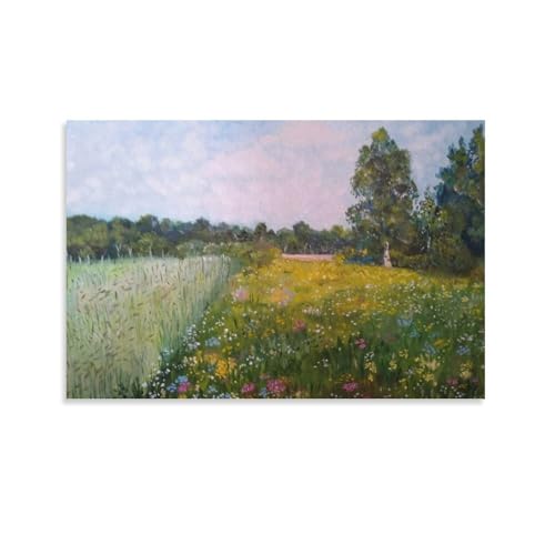 絵画 モネ ポスター 印象派 風景画 油絵 アートパネル 風水 幸運 玄関 部屋 (110)_副本 装飾 絵 キャンバス リビングルーム 寝室 印刷 パネル08x12inch(20x30cm)