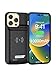 NEWDERY OnePlus 7 Pro Battery Case, 4700mAh Slim Extended Charger Case with TPU Raised Bezels, Rechargeable Charging Case Compatible OnePlus 7 Pro Smartphone 2019 Release