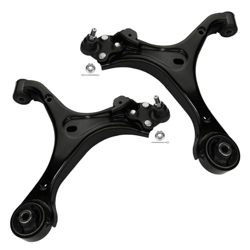 Image of Detroit Axle - 1.8L Front Struts Control Arms for 2013 2014 2015 Honda Civic [Manual Transmission], 2 Lower Control Arms with Ball Joints Assembly 2 Struts with Coil Spring Assembly Replacement