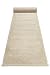 Produktbild Wecon home, Moderner Hochflor Teppich - Läufer im Berber Style für Wohnzimmer, Flur, Schlafzimmer Studio Zero (80 x 400 cm, Creme beige)