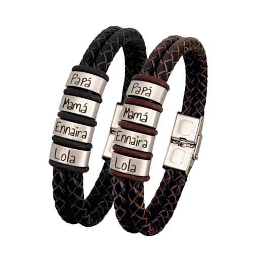 Pulsera personalizable con tu texto, totalmente ajustable,