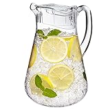 STORi Clear Plastic Pitcher with Removable Lid | BPA-Free and Shatter-proof | 64-ounce | Perfect for...