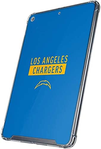Skinit Clear Tablet Case Compatible with iPad 10.2in (9th Generation, 2019-2021) - Officially Licensed NFL Los Angeles Chargers Blue Performance Series Design