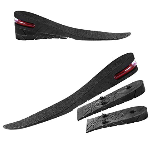 Poussions de levage de talons de chaussures, hauteur augmente les semelles, les inserts de soulève de chaussures invisibles, les inserts de levage de talons de paire invisibles de chaussures de chauss Cover