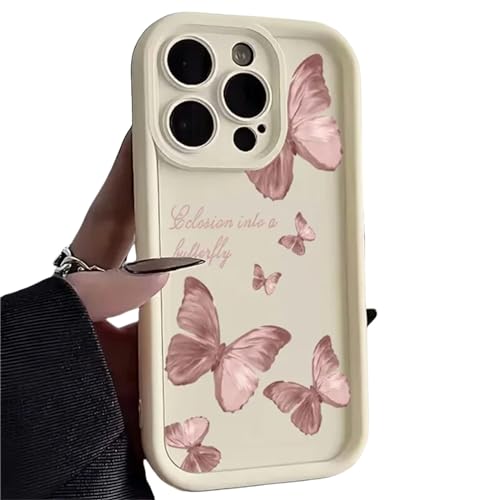 LXYUTY Handyhülle Butterfly Silica Phone Hülle Für iPhone 15 14 13 12 11 Pro Max Schockdock-Für iPhone 15-2