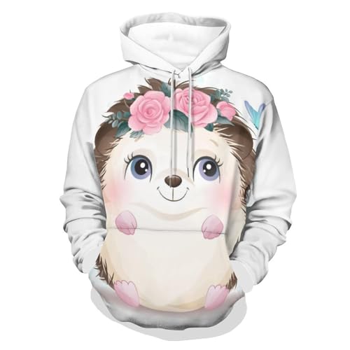 Sweats à capuche manche longue chauds et douillets pour l'hiver