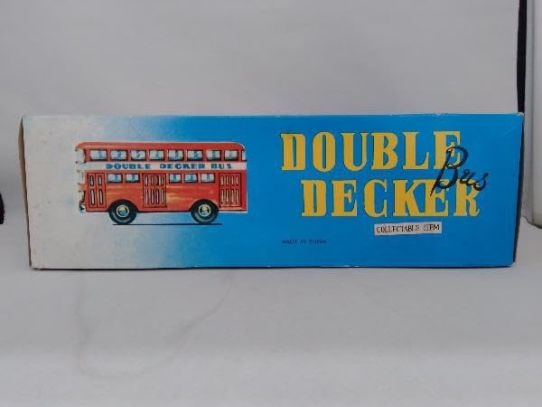 Amazon.co.jp: 中国製 フリクション ブリキ DOUBLE DECKER BUS MF185