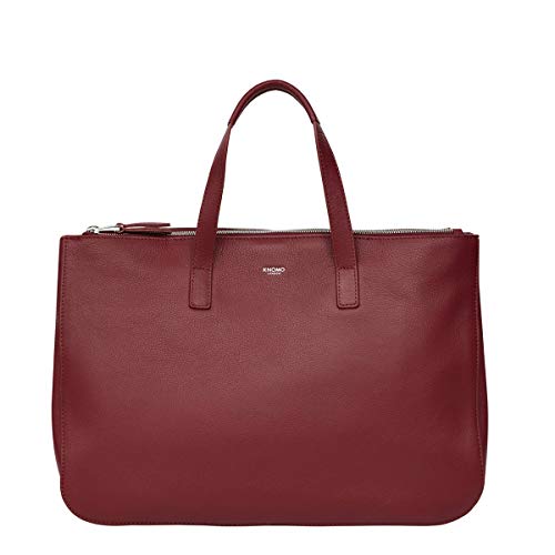 Preisvergleich Produktbild Knomo Derby Borgogna Pelle Damentasche
