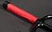 Kamikaze SAI Professional KOBUDO, Solid Wrought Iron, Octagonal, String Grip, Pair (Red String Grip, L (20½