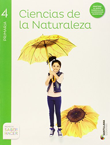 Portada de Ciencias Naturales Saber Hacer Castellano / Valenciano 4º Primari a Ed