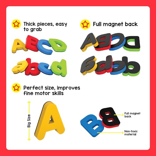 Image of Play Panda Learn to Write Magnetic Board with Captial & Small Letters for Kids