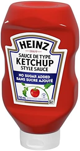 Heinz Tomato No Sugar Added Ketchup, 750 mL Squeeze Bottle — view 13