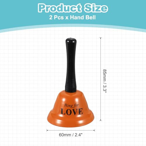 Clochette de table de 7,6 cm PATIKIL au son clair pour service de table