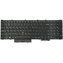Replacement US Keyboard for Lenovo ThinkPad P50 P51 P70 P71 Not Fit P50s P51s Laptop 4 Screws Column Backlight